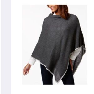 NWT 100% Pure Cashmere Asymmetrical Poncho
